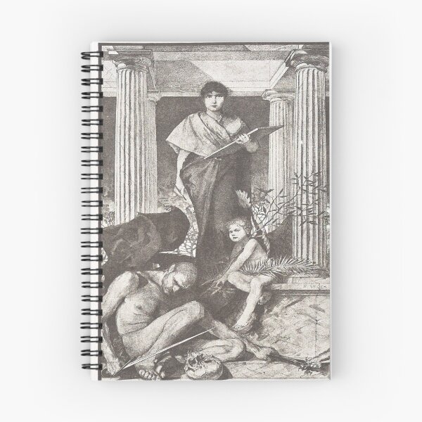 Item preview, Franz von Stuck, Gerechtigkeit designed and sold by NouveauEra.