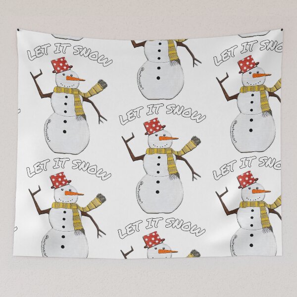 Item preview, Snowman - Let It Snow designed and sold by Kristijan Mitrovic.