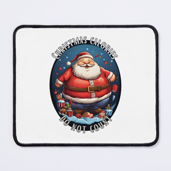 Item preview, Christmas calories do not count Santa designed and sold by aipolohu.