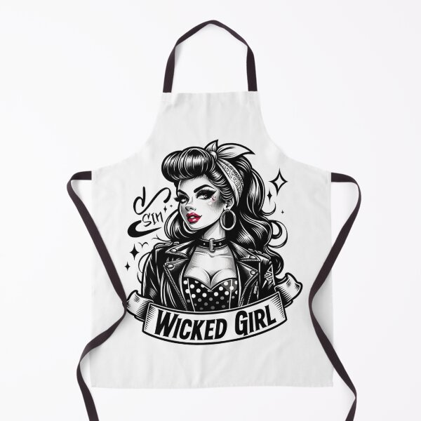 Item preview, Wicked Girl - Pinup Retro Glam Girl designed and sold by SRZT.