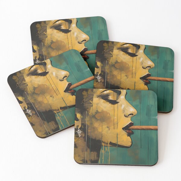 Item preview, Rebel Reverie- Femme Fatale Unveiled in Vibrant Narratives of Cigar, Punk, and Yombe Art designed and sold by OlfactoART Studio.