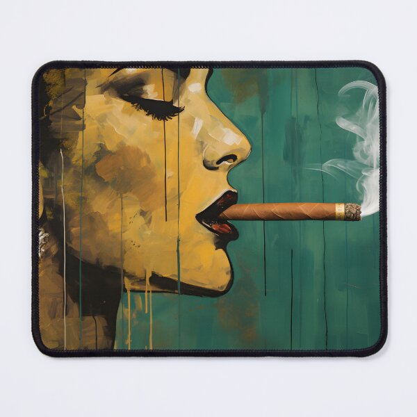 Item preview, Rebel Reverie- Femme Fatale Unveiled in Vibrant Narratives of Cigar, Punk, and Yombe Art designed and sold by OlfactoART Studio.