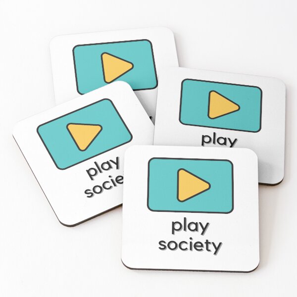 Item preview, Play Society White designed and sold by CushyNest.