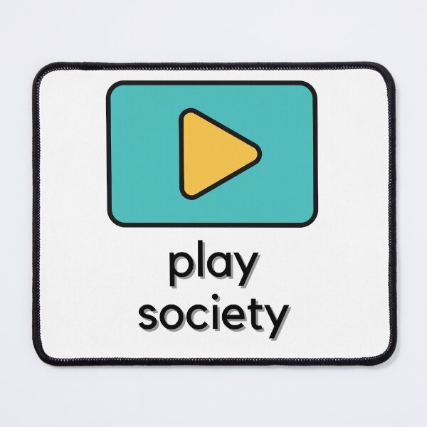 Item preview, Play Society White designed and sold by CushyNest.
