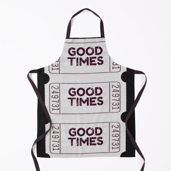 Item preview, Retro White & Black Good Times Ticket designed and sold by clmstudio.