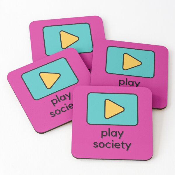 Item preview, Play Society Pink designed and sold by CushyNest.