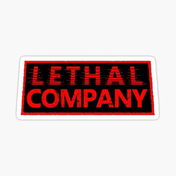 Item preview, Lethal Company Logo Dark designed and sold by EmberlyDawn.