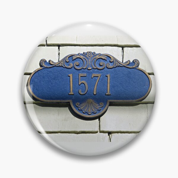 Item preview, Blue Address Plaque designed and sold by Ethna Gillespie.