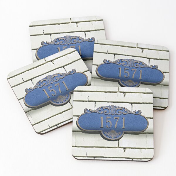 Item preview, Blue Address Plaque designed and sold by Ethna Gillespie.