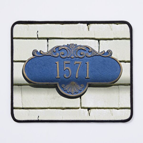 Item preview, Blue Address Plaque designed and sold by Ethna Gillespie.