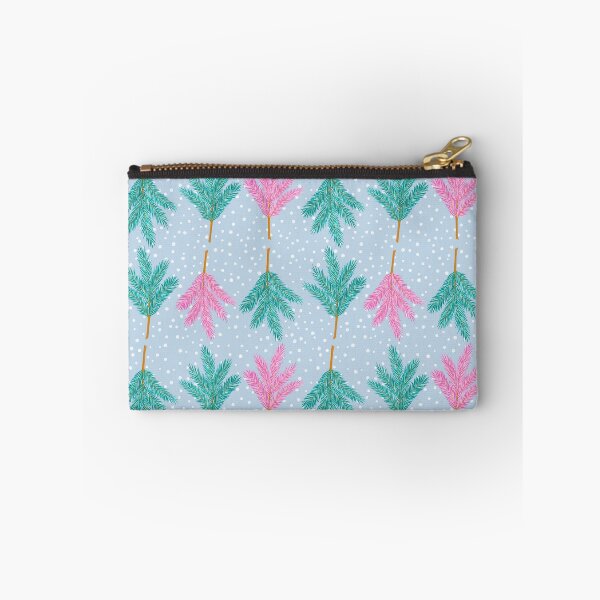 Item preview, Christmas branches and snowflakes on a light blue background designed and sold by marielorestudio.
