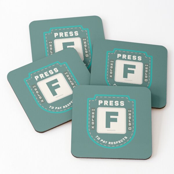Item preview, Press F to Pay Respects (Green) designed and sold by Primal Mistry.