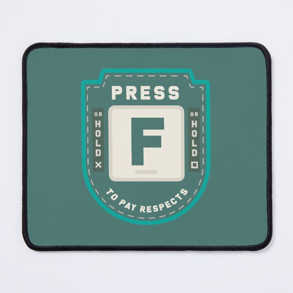 Item preview, Press F to Pay Respects (Green) designed and sold by Primal Mistry.