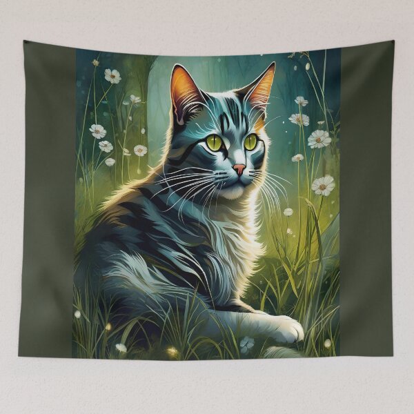 Item preview, Cat in the Grass designed and sold by DWeyers.