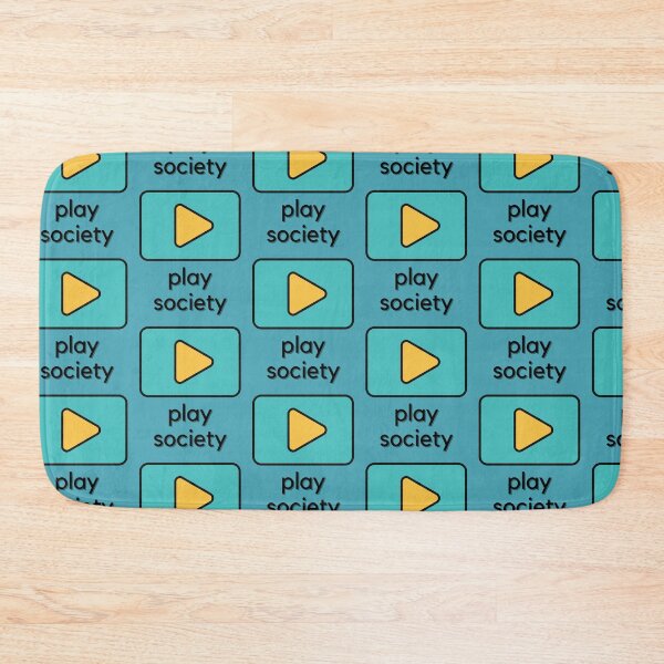 Item preview, Play Society Teal designed and sold by CushyNest.