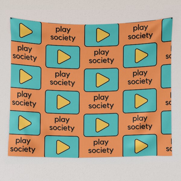 Item preview, Play Society Orange designed and sold by CushyNest.