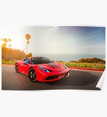 Ferrari 458 Speciale Poster