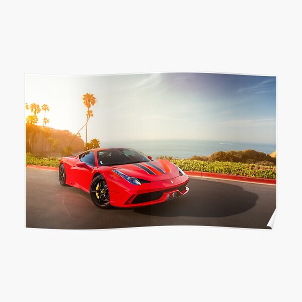 Ferrari 458 Speciale Poster