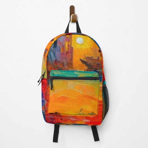 Item preview, Mediterranean village at sunset designed and sold by George Hutton Hunter.