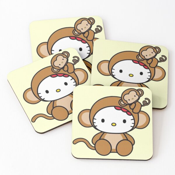 Item preview, monkey friends designed and sold by SpaceCowgirl212.