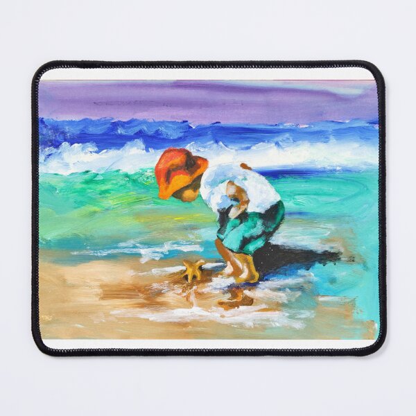 Item preview, kid on the beach designed and sold by Amando Lacueva.