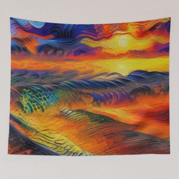 Item preview, Sunlight on landscape designed and sold by George Hutton Hunter.
