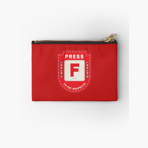 Item preview, Press F to Pay Respects (Red) designed and sold by Primal Mistry.
