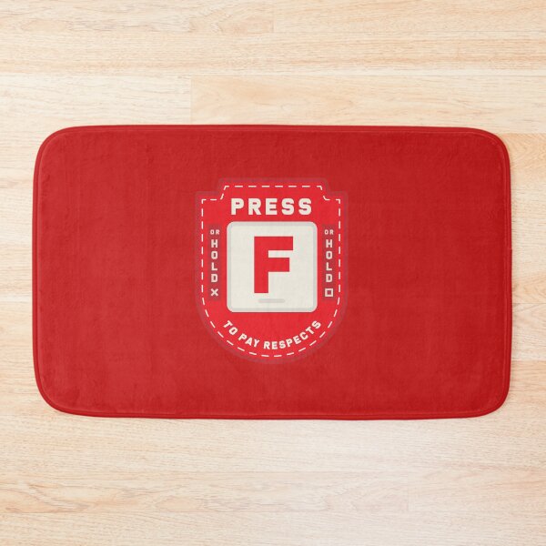 Item preview, Press F to Pay Respects (Red) designed and sold by Primal Mistry.