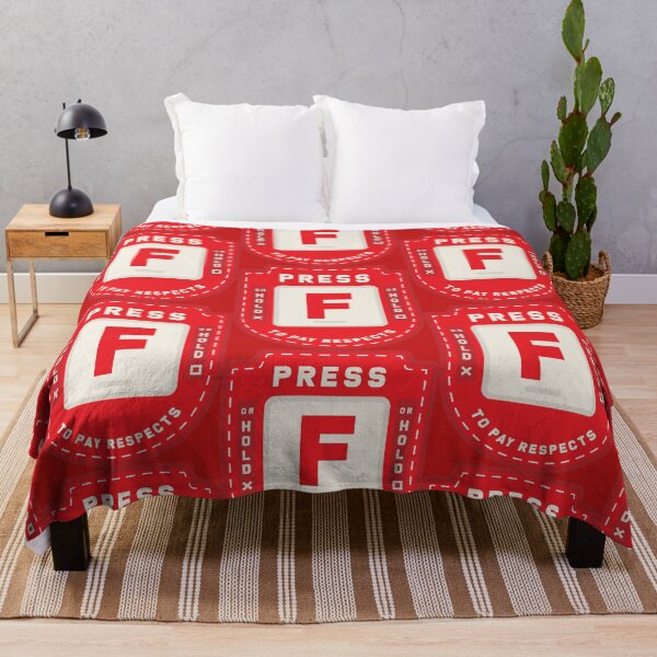 Item preview, Press F to Pay Respects (Red) designed and sold by Primal Mistry.