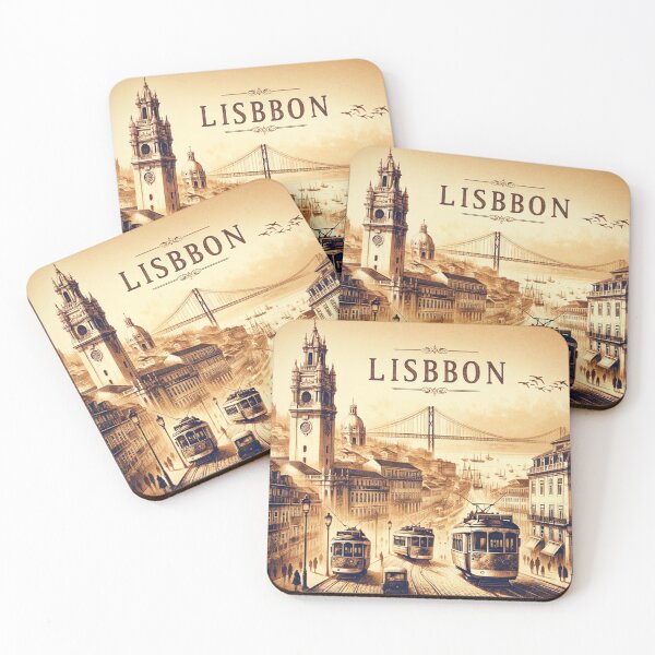 Item preview, Timeless Lisbon: Vintage Tramway and Cityscape designed and sold by SimplicityPro.