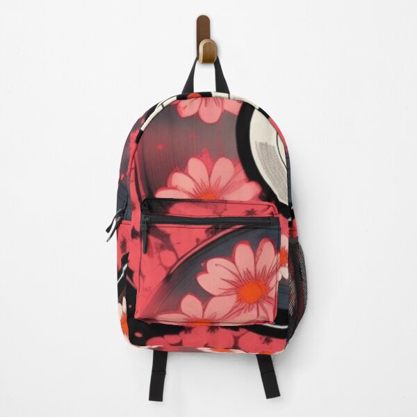 Item preview, Vintage Floral Red Aesthetic Flowers Vinyl Record designed and sold by musicgeniusart.