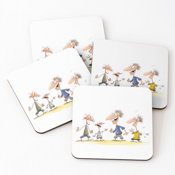 Item preview, Cartoon - Friends Celebrating designed and sold by Sketch-Shack.