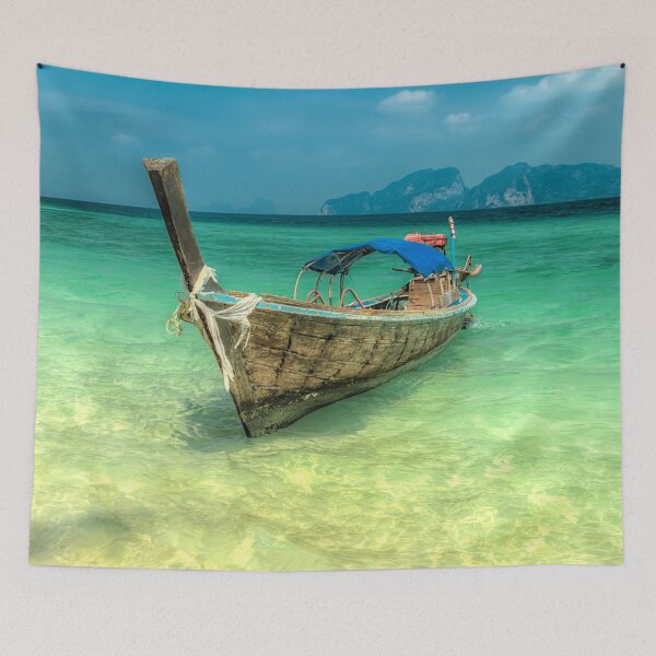 Item preview, Longtail Boat Koh Lanta Thailand designed and sold by AJEvans.