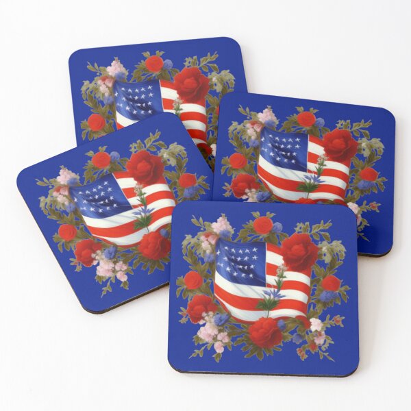 Item preview, American floral design  designed and sold by Roxburylane.