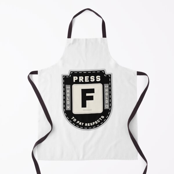 Item preview, Press F to Pay Respects (Black) designed and sold by Primal Mistry.