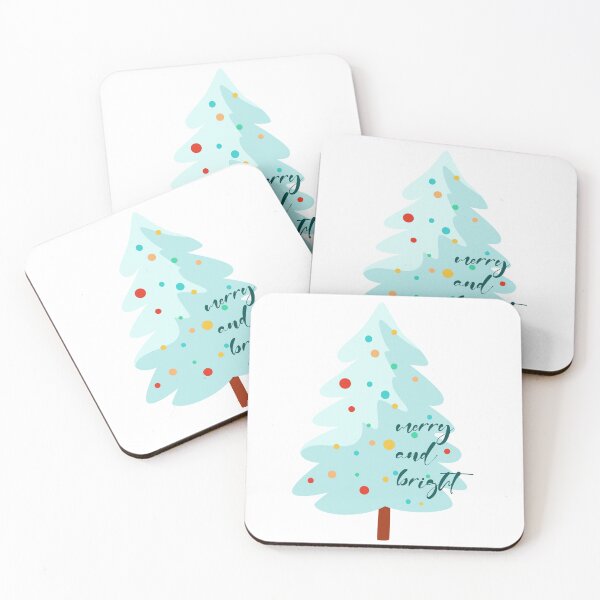 Item preview, Merry And Bright Snow Firtree designed and sold by ByNicoleSara.
