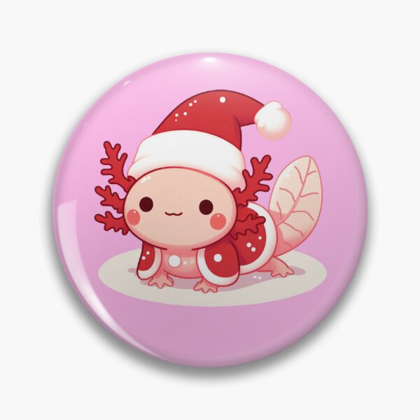 Item preview, Cute Christmas Axolotl with Kris Kringle hat designed and sold by Mr Pyuku.