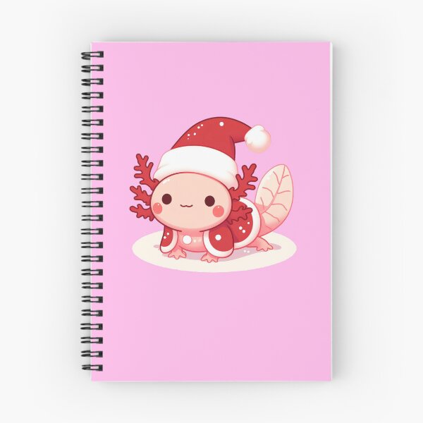 Item preview, Cute Christmas Axolotl with Kris Kringle hat designed and sold by Mr Pyuku.