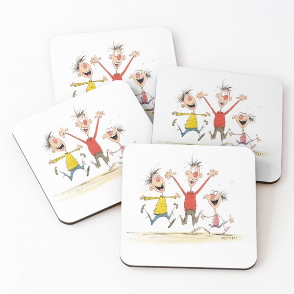 Item preview, Cartoon - Friends Celebrating designed and sold by Sketch-Shack.