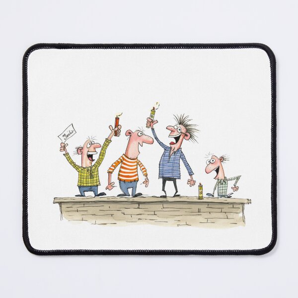 Item preview, Cartoon - Friends Celebrating designed and sold by Sketch-Shack.