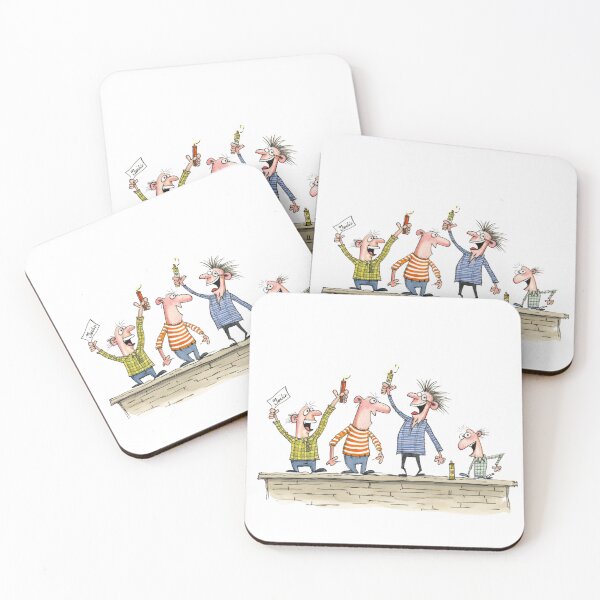 Item preview, Cartoon - Friends Celebrating designed and sold by Sketch-Shack.