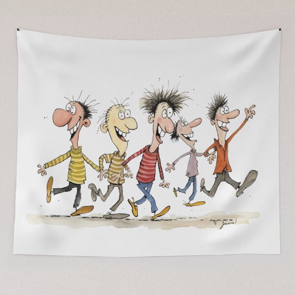 Item preview, Cartoon - Friends Celebrating designed and sold by Sketch-Shack.