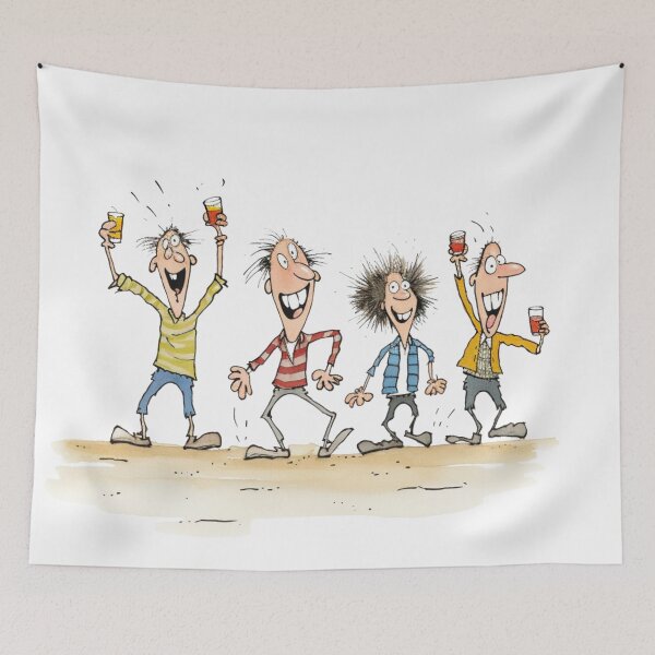 Item preview, Cartoon - Friends Celebrating designed and sold by Sketch-Shack.