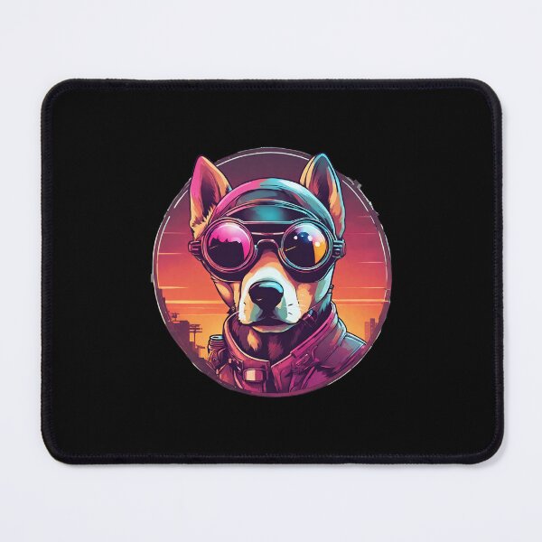 Item preview, Futuristic Dog Cyborg in Beautiful Colors designed and sold by Aquillashop.