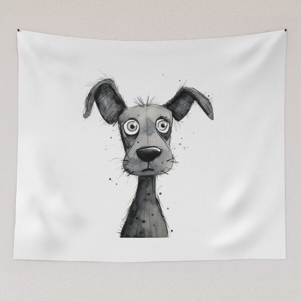 Item preview, Watercolor Dog Illustration designed and sold by Creation Artful.
