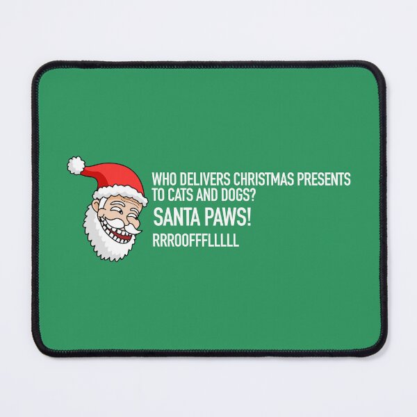 Item preview, CHRISTMAS - Dad Joke Santa: Santa Paws! designed and sold by SlappyWares.