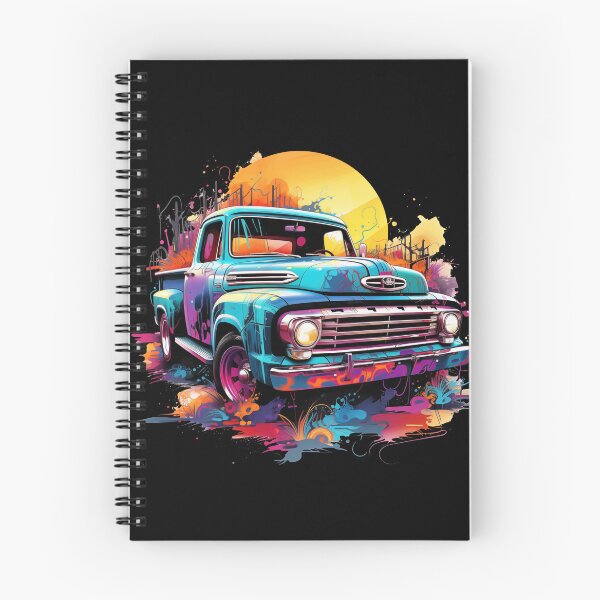 Item preview, Chromatic Reverberations: Artistic Pick-Up Truck designed and sold by GrungeGarage.
