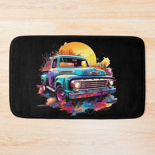 Item preview, Chromatic Reverberations: Artistic Pick-Up Truck designed and sold by GrungeGarage.