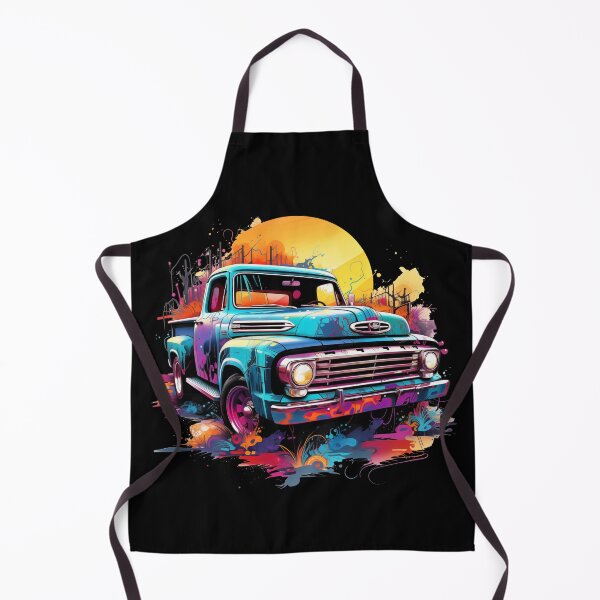 Item preview, Chromatic Reverberations: Artistic Pick-Up Truck designed and sold by GrungeGarage.