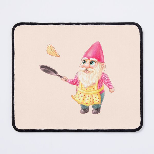 Item preview, Cute Watercolor Gnome Making Crepes designed and sold by MissSonjaLe.